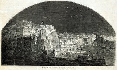 Il Nuovo Panorama di Napoli di Burford al Chiaro di Luna, da 